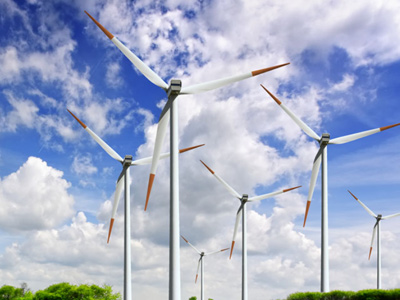 风力发电站能源结构体外观远距离检测